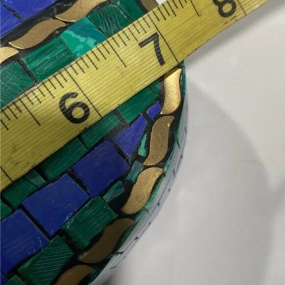 Ramla Blue Green Gold Mosaic Tile Bag NWT - Picture 5 of 5